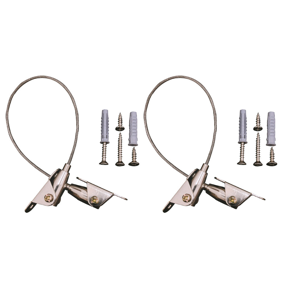 Earthquake Anchor Strap - Robuste Möbelbänder und Anker-Set – Erdbeben-