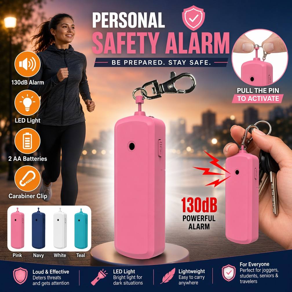 Tragbarer 130dB Anti-Wolf-Alar – Personal Alarm Keychain Bewertung und Preis