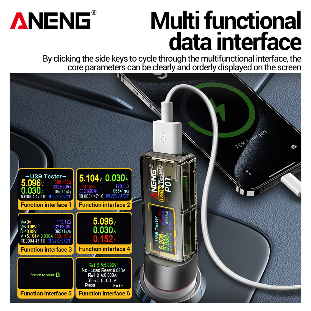 ANENG P01 USB-Tester, Voltmete – Co Detector Plug Bewertung und Preis